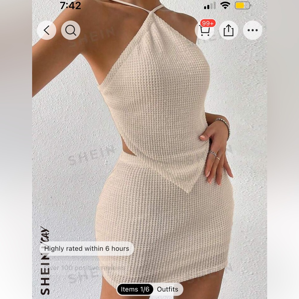 New never worn accidentally order twice SHEIN 2 piece vacay sets. So pretty